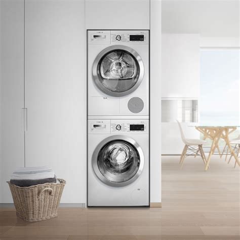 Commitment to quality. . Bosch stackable washer dryer